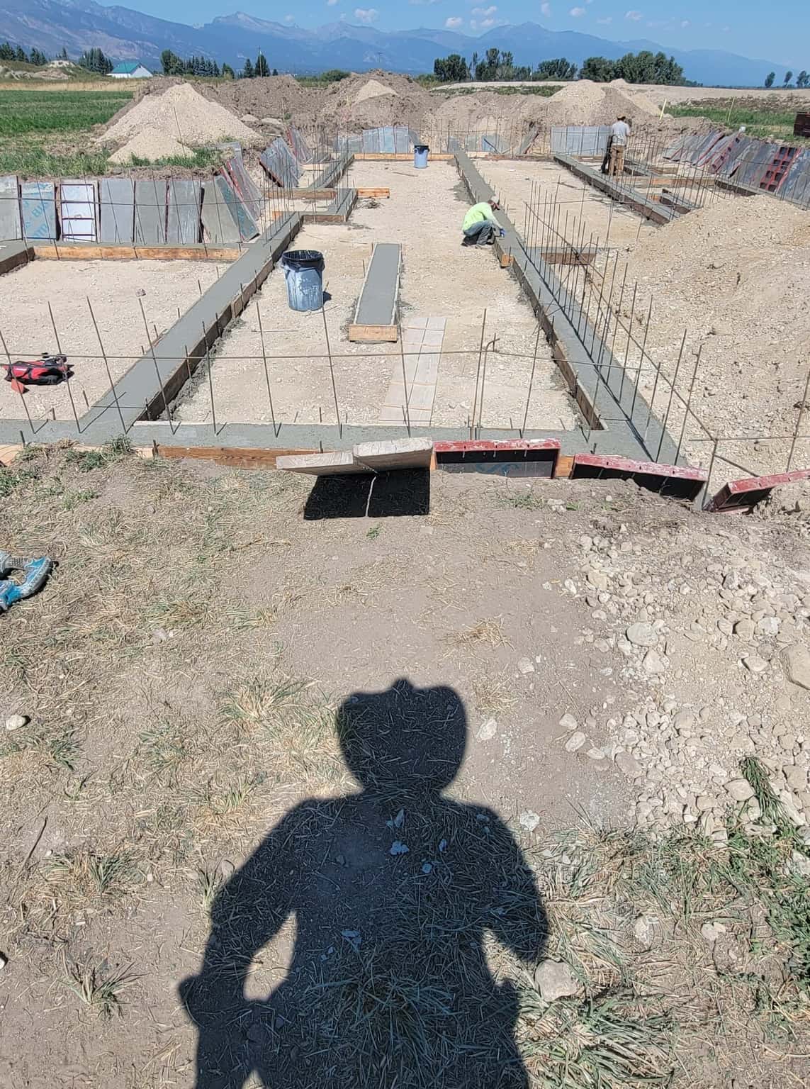 Concrete foundation project completed by A Sure Foundation